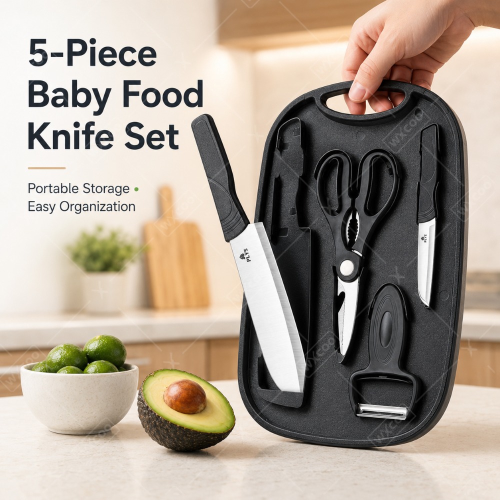 Meal Prep Cutting - Baby Food Preparation Knife Set Cutting