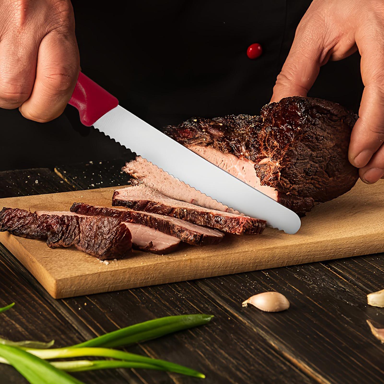 Serrated Steak Cutter 5 Pieces - Meal Prep Cutting review and price