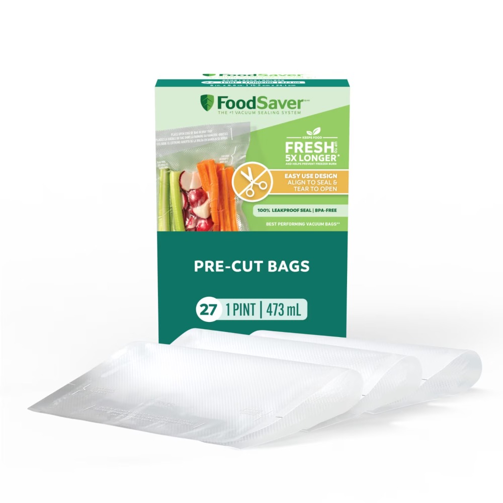 FoodSaver Pint Vacuum Seal Bag - Meal Prep Cutting review and price