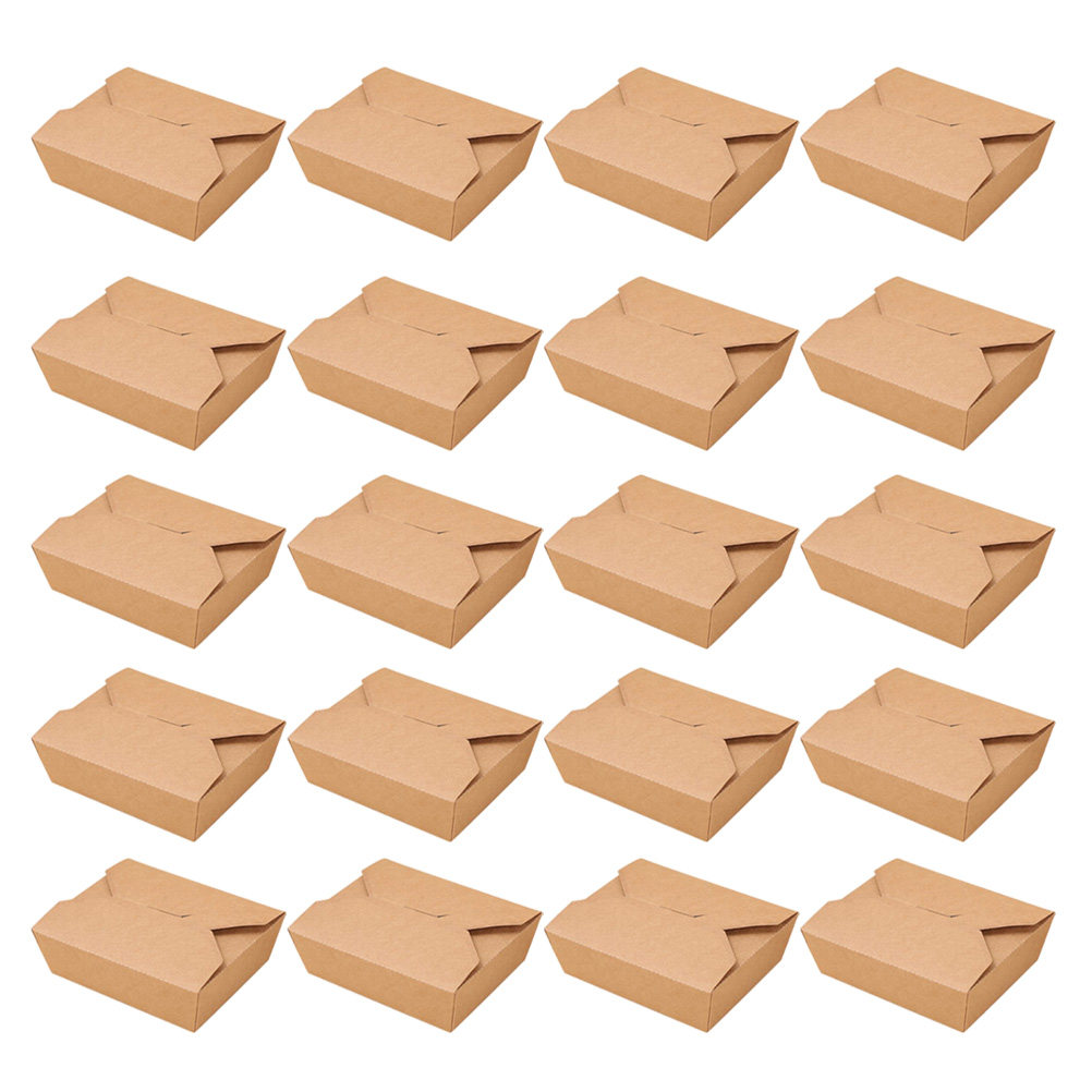 20Pcs Kraft Paper Lunch Box Di - Meal Prep For A Day review and price