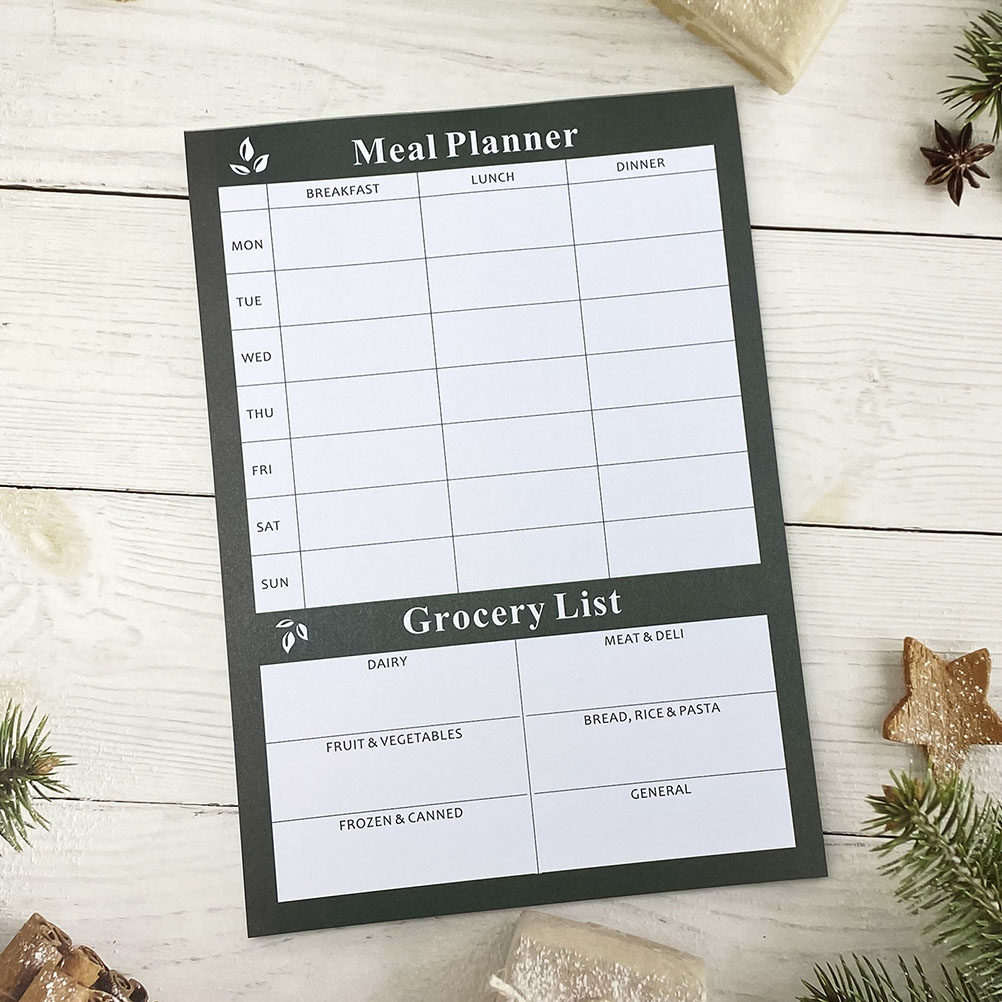 2Pcs Weekly Meal Planner Noteb - Meal Prep Weight Loss review and price