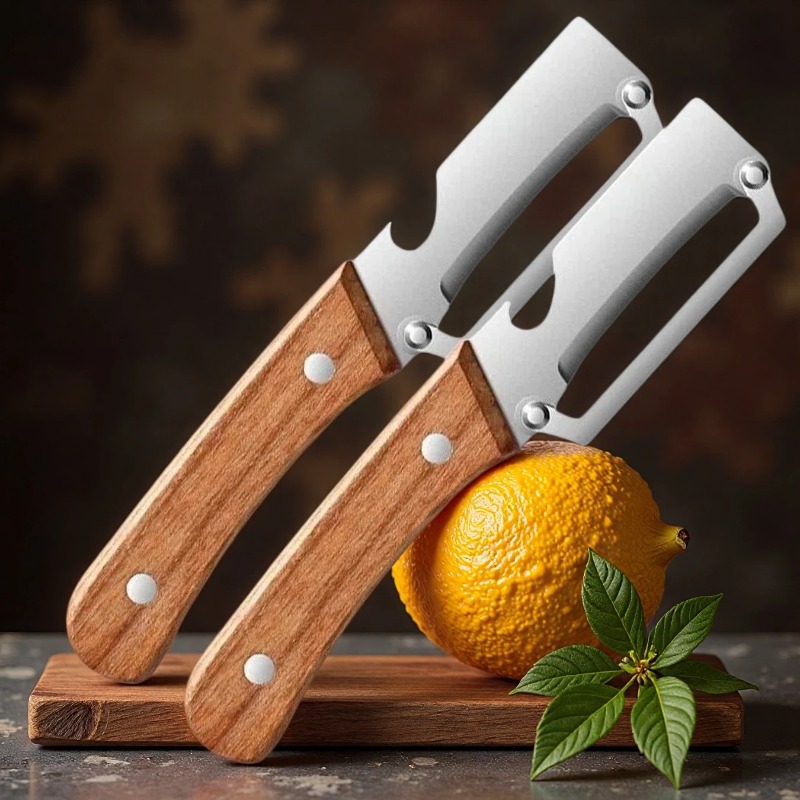 1/2/3/5pcs Oak Wood Handle Sta - Meal Prep Veggie review and price