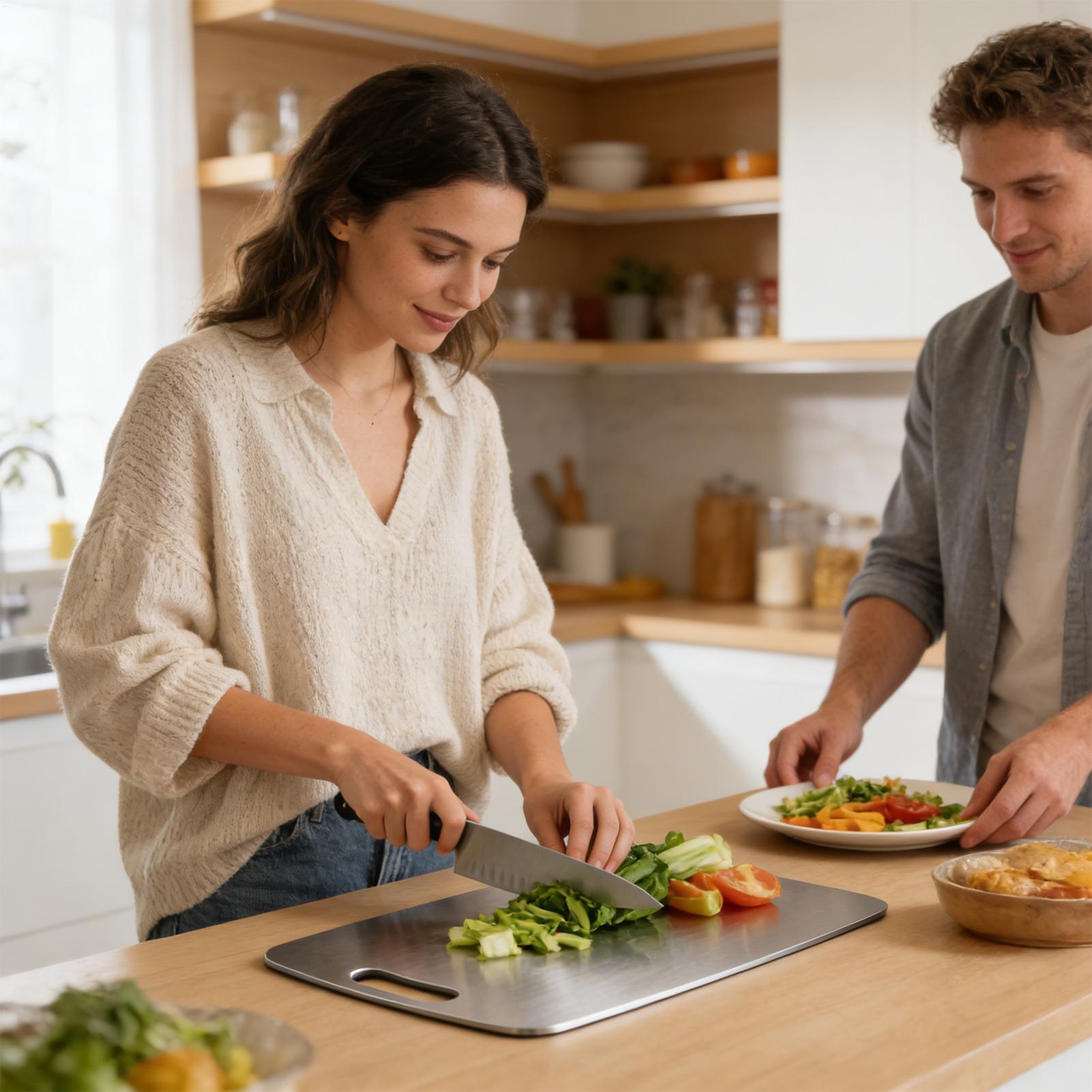 Stainless Steel Chopping Board - Meal Prep Veggie review and price