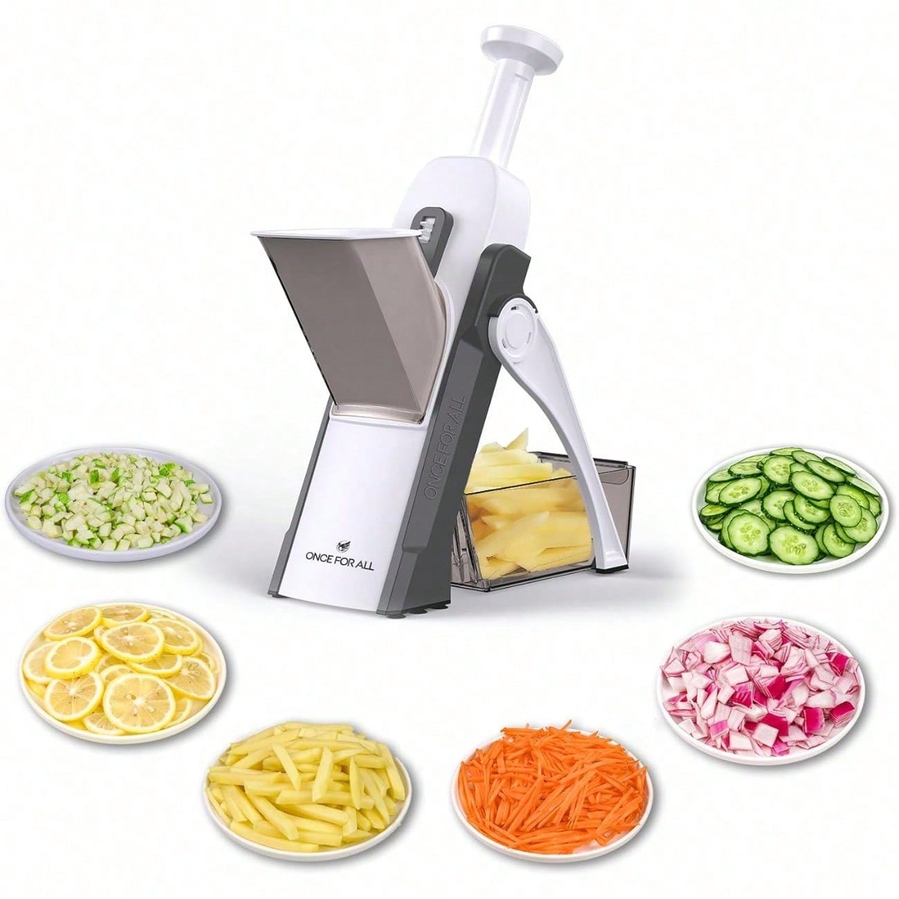 Safe Mandoline Slicer 5 in 1 V - Meal Prep With Potatoes review and price
