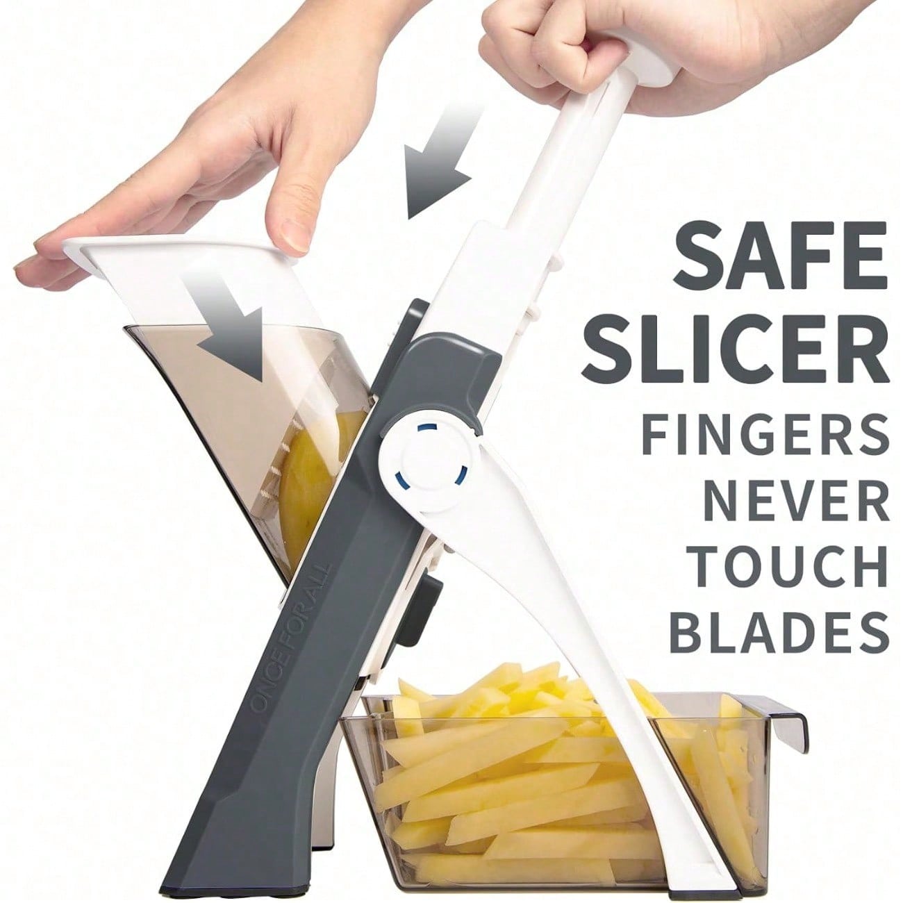 Safe Mandoline Slicer 5 in 1 V - Meal Prep With Potatoes review and price