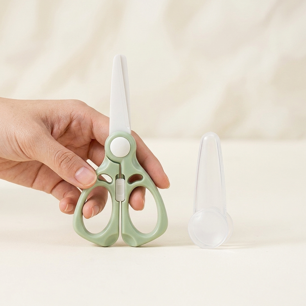 1pc Baby Food Scissors Nano Ce - Meal Prep Veggie review and price