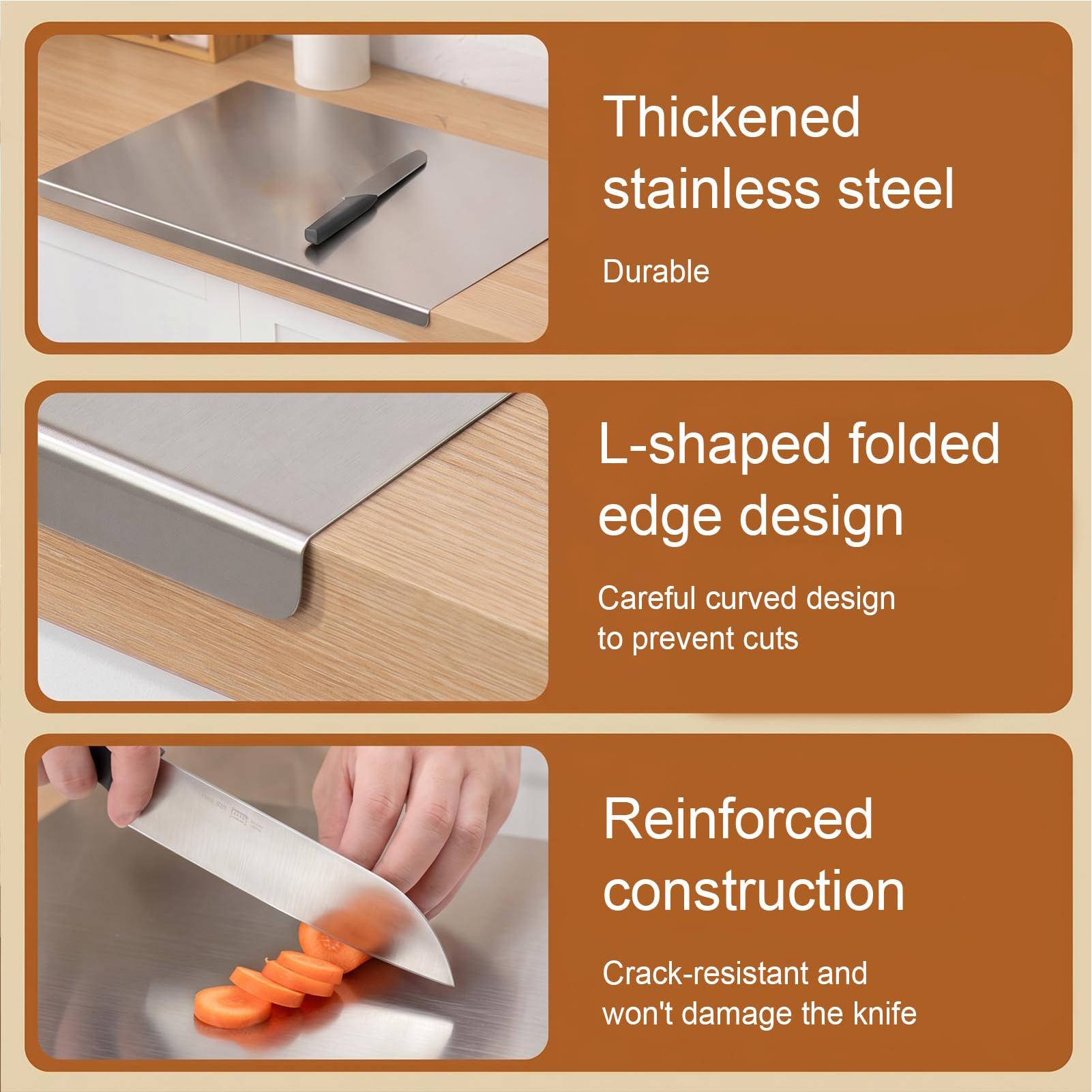 Stainless Cutting Board Dishwa - Meal Prep Cutting review and price