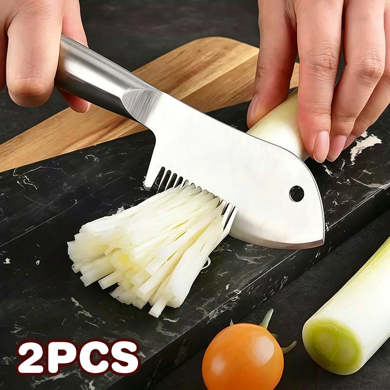 2 PCS Stainless Steel Scallion - Meal Prep Cutting review and price