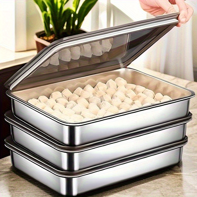 3pcs Large Stainless Steel Bak - Meal Prep Veggie review and price