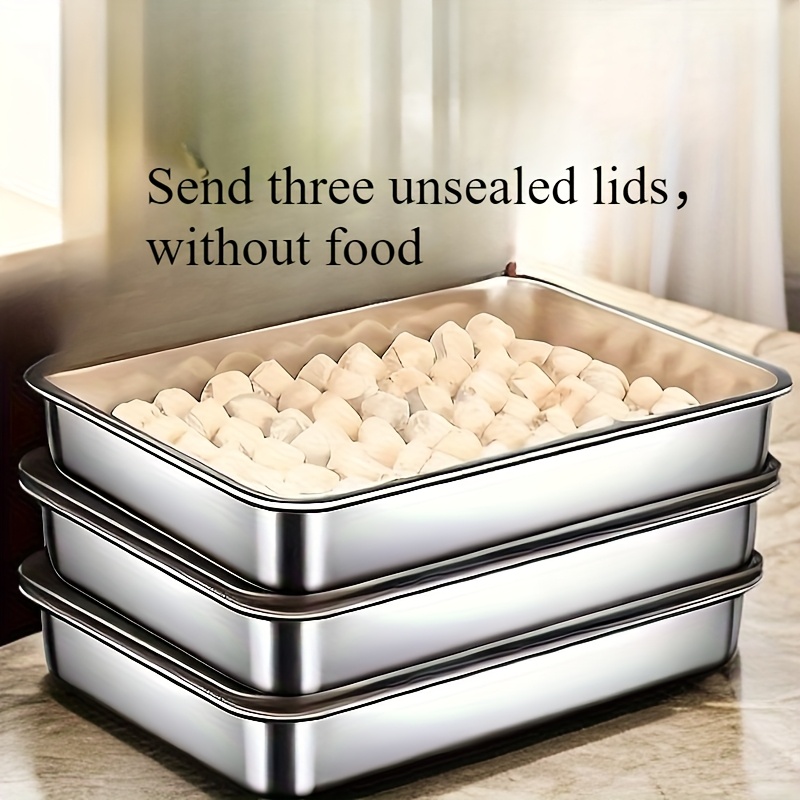 3pcs Large Stainless Steel Bak - Meal Prep Veggie review and price