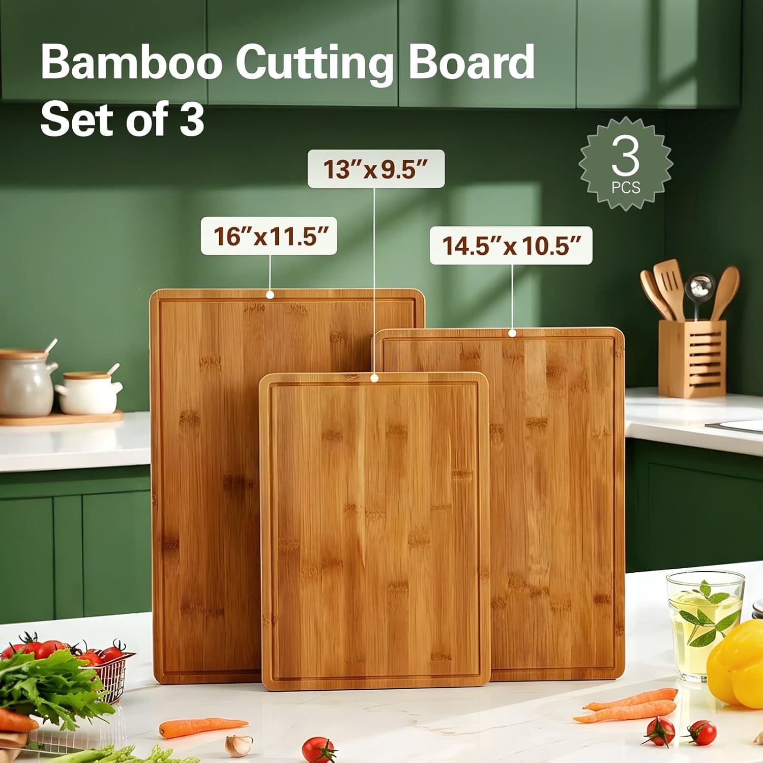 Bamboo Cutting Boards for Kitc - Meal Prep Cutting review and price